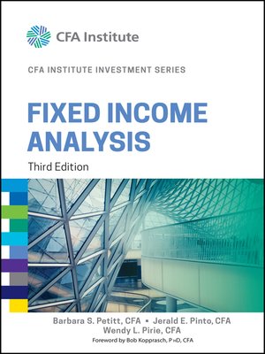 cover image of Fixed Income Analysis